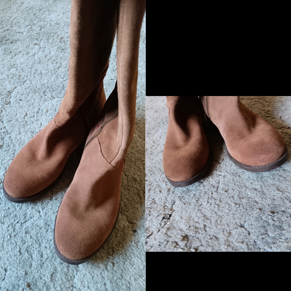 🖤 Nine West Vintage America Collection Leather Boots Take It Easy 8.5 Brown - Picture 10 of 15